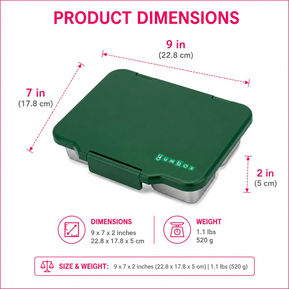Yumbox Prêt couvercle en silicone avec joint étanche protège les sauces