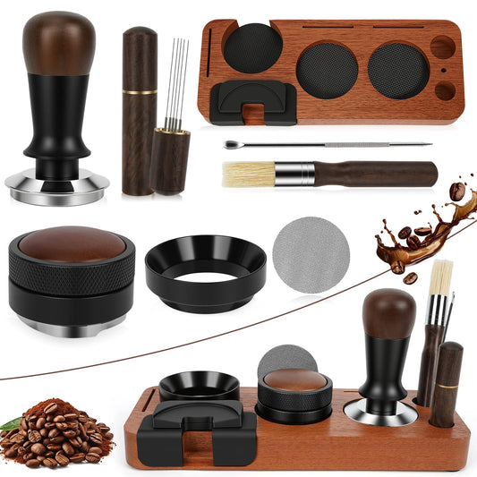 YUNGOO vue d'ensemble du kit espresso 8 pièces bénéfice organisation