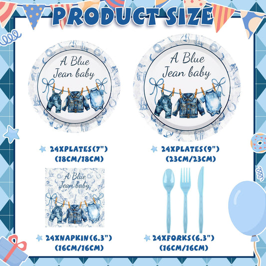 Yungyan détail des assiettes blue jean durable et décoratif
