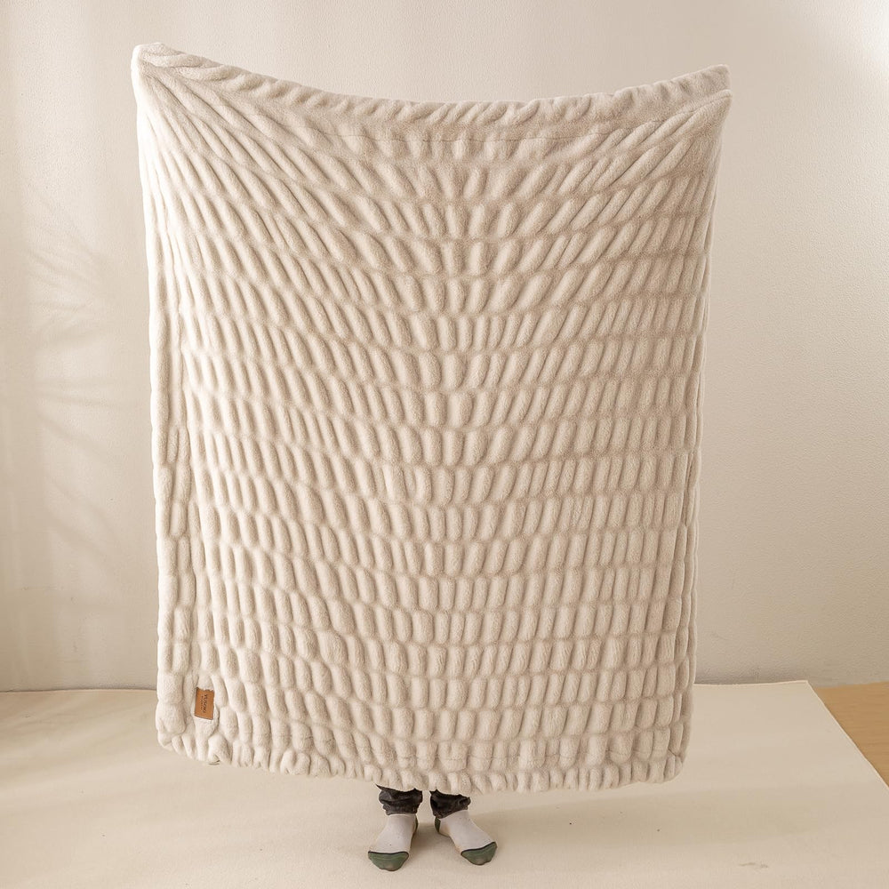 YUSOKI jeté posé au pied du lit, apporte couche décorative chaleureuse