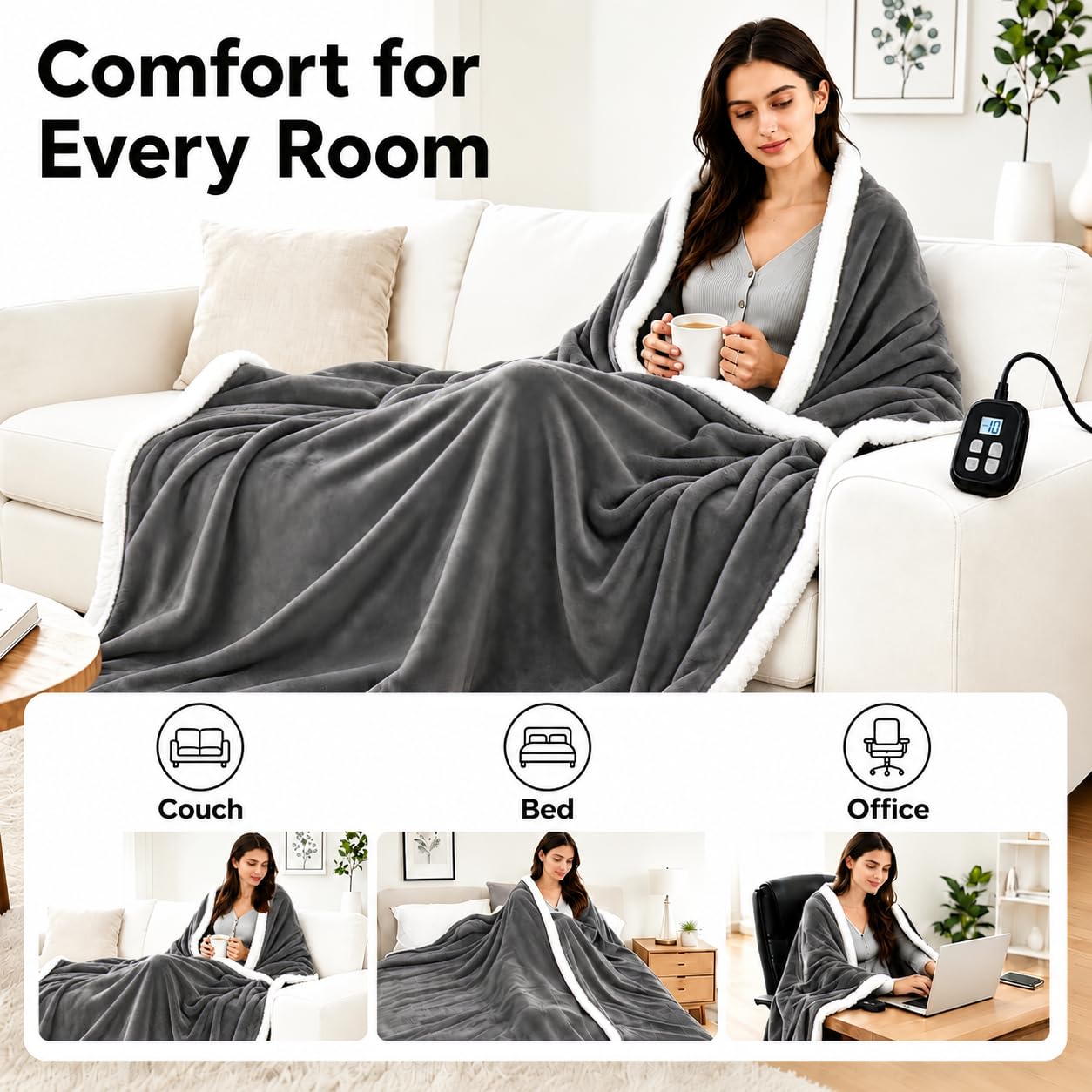 YUSTAL cordon détachable mis en évidence pour rangement pratique