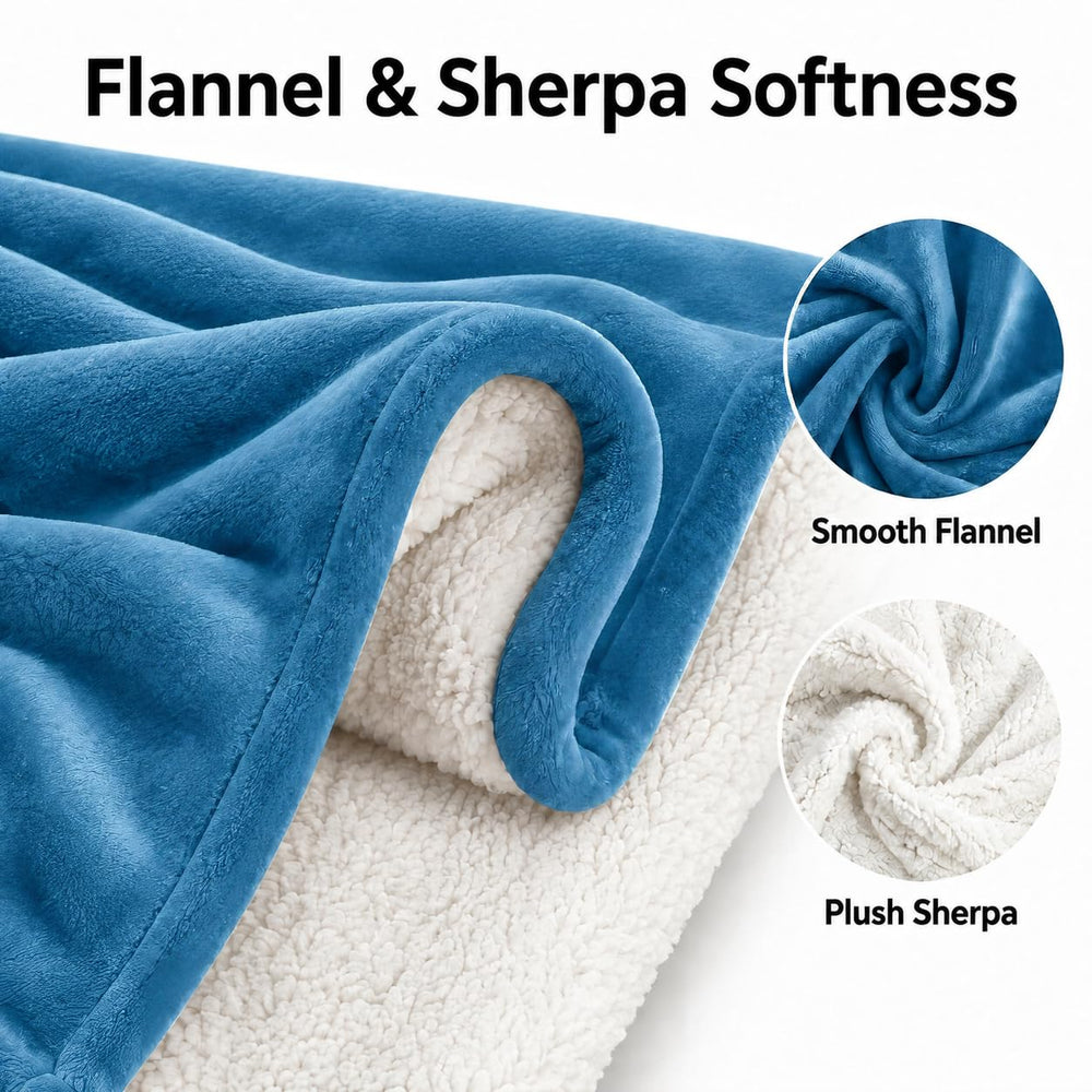 YUSTAL gros plan flanelle douce pour sensation moelleuse