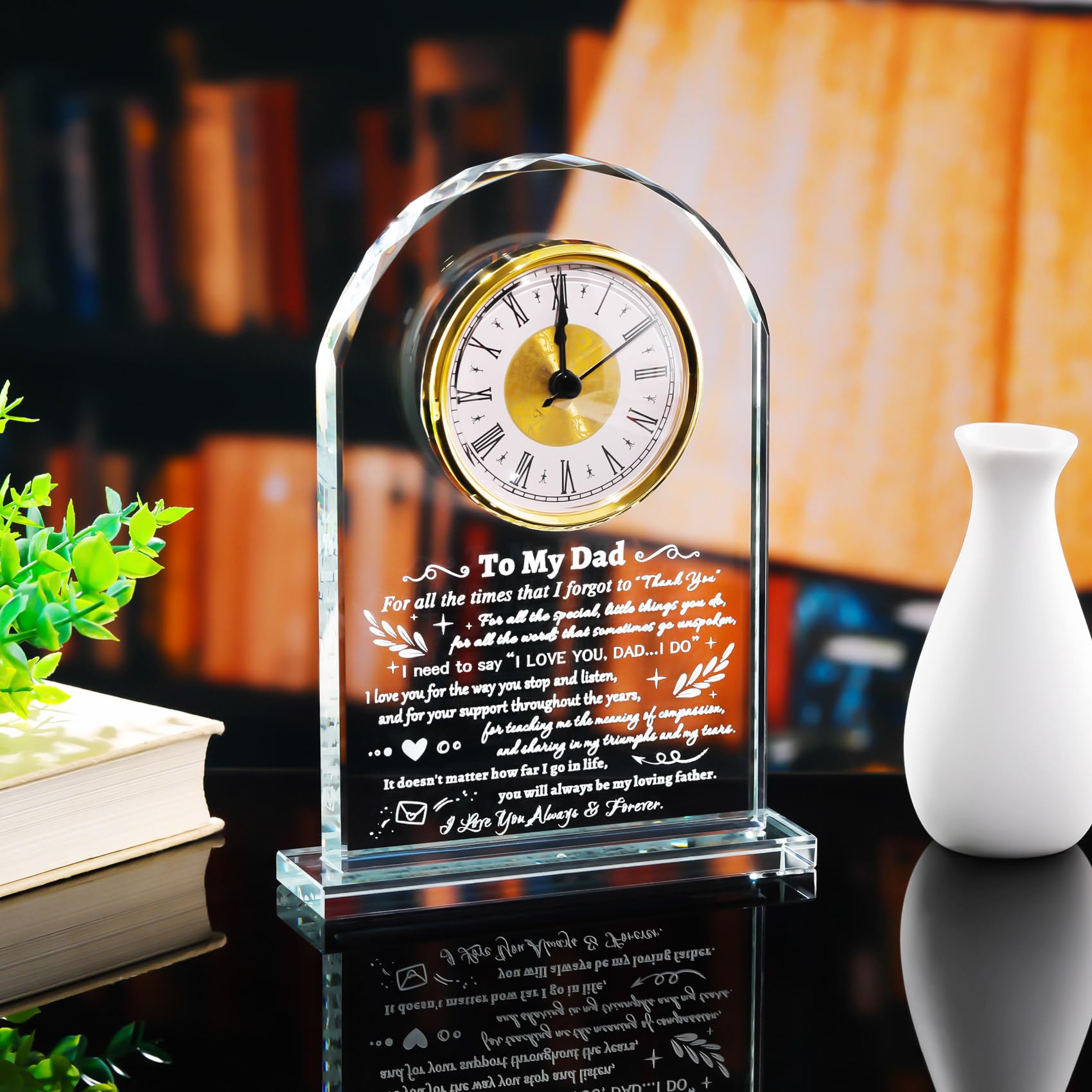 YWHL horloge en situation sur bureau apportant élégance et utilité