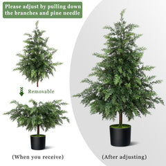 YXZZWL détail branches flexibles faciles à modeler pour un rendu naturel