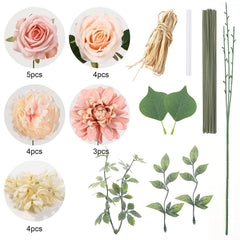 YYHUAWU détail pivoine fait main offrant réalisme décoratif