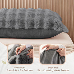 YZ HOME gros plan du velours cristal ultra-doux apportant confort