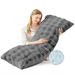 YZ HOME coussin corps face avant montrant emballage et style doux