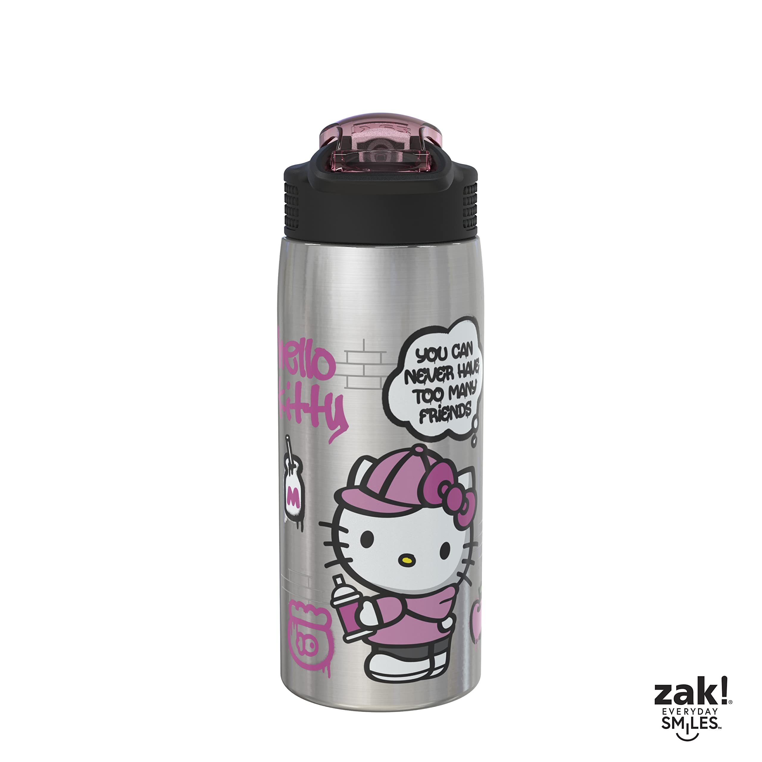 Zak Designs Hello Kitty gros plan impression couleur résistante et attrayante
