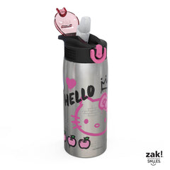 Zak Designs Hello Kitty profil du goulot illustrant ouverture hygiénique pratique