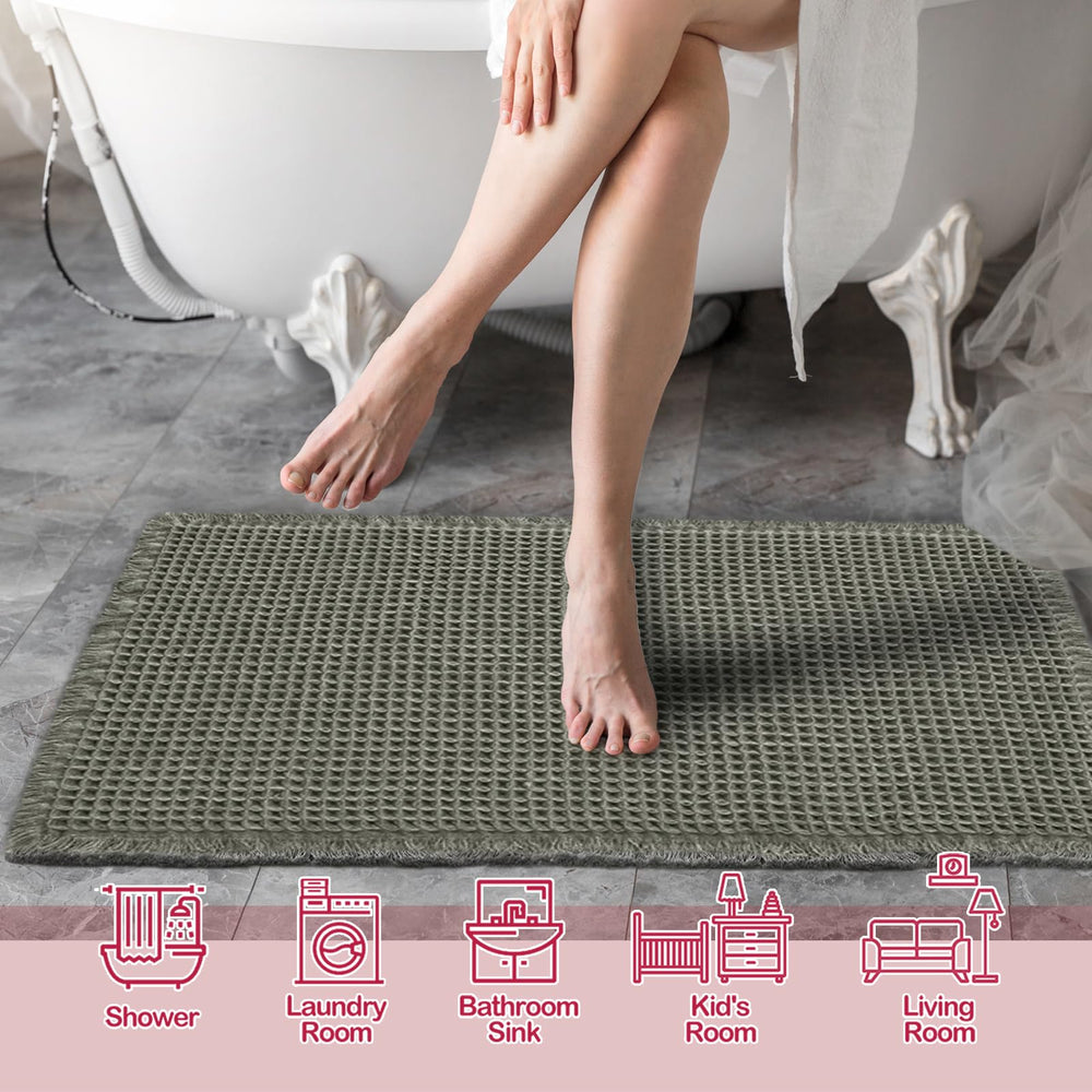 ZALL gros plan du tissage gaufré montrant absorption rapide et texture douce