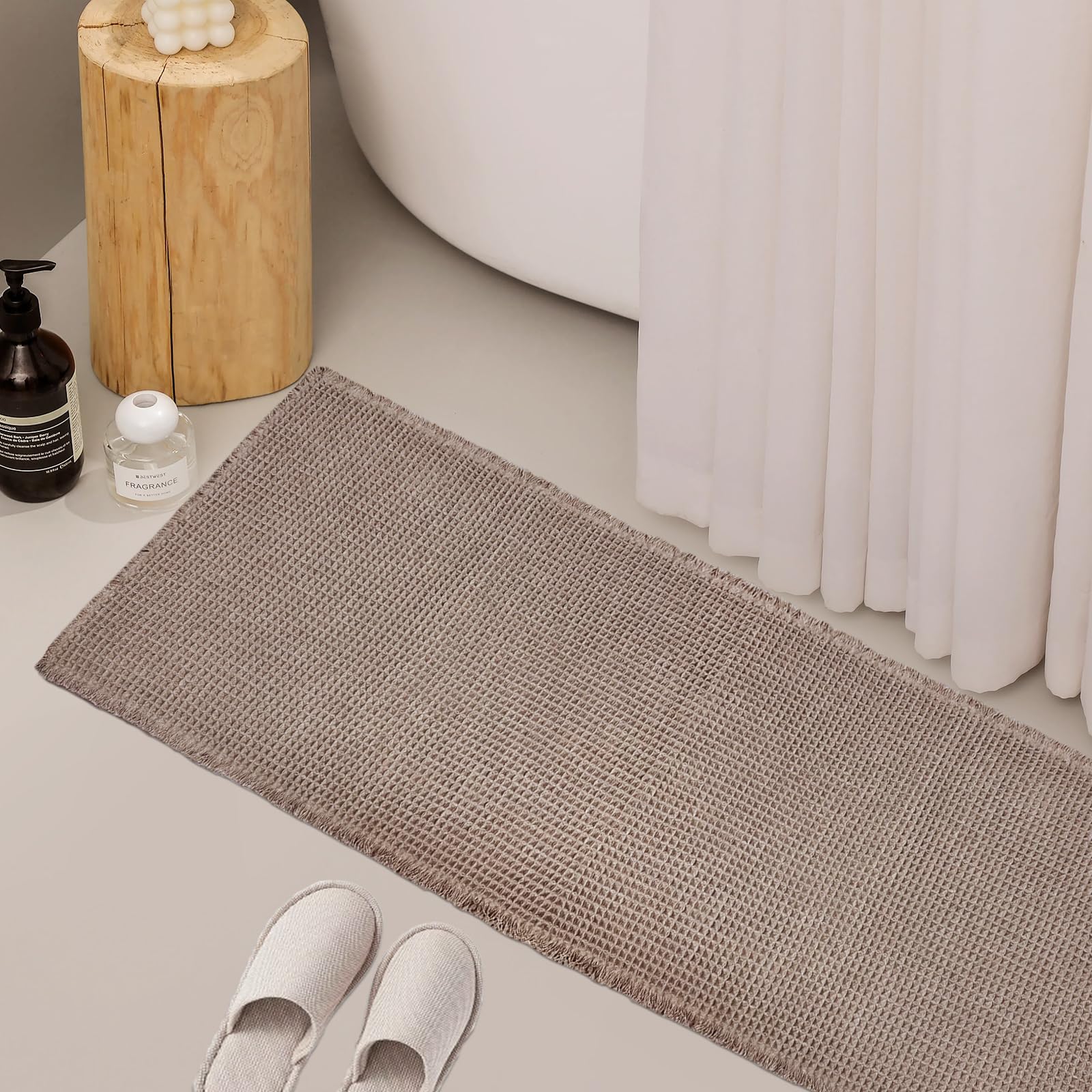 ZALL tapis posé dans salle de bain réduisant éclaboussures
