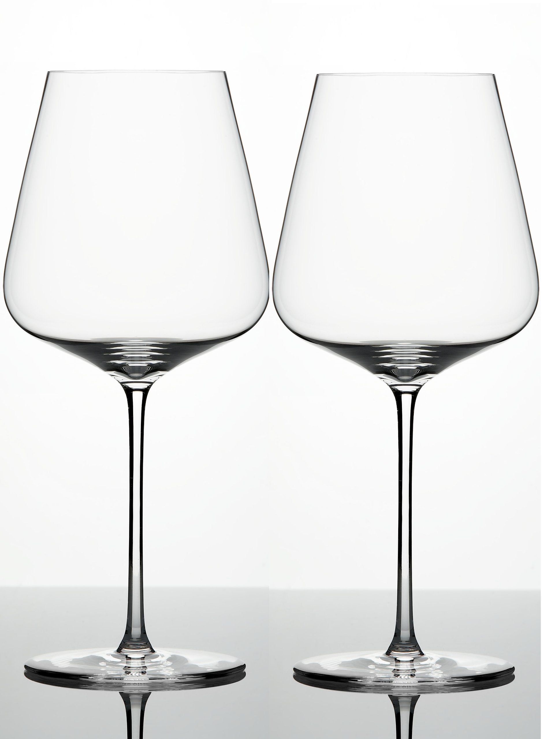Zalto verre Bordeaux face avant montrant silhouette élégante et équilibre