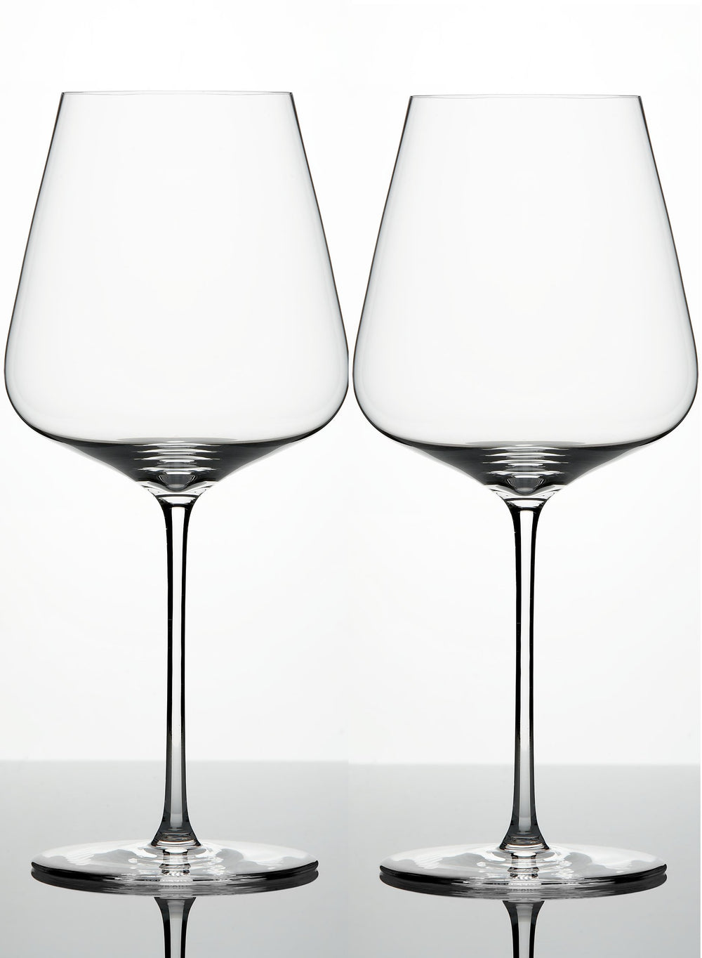 Zalto verre Bordeaux face avant montrant silhouette élégante et équilibre
