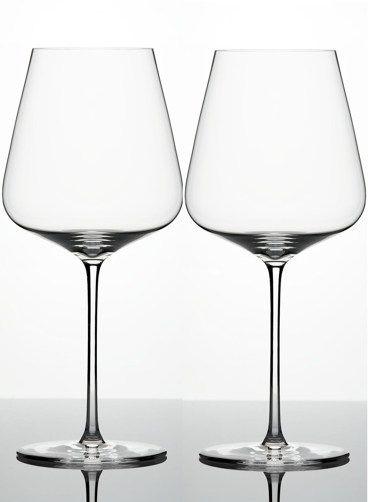 Zalto verre Bordeaux face avant montrant silhouette élégante et équilibre