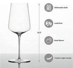 Zalto verre Universal gros plan sur le soufflage et finition artisanale