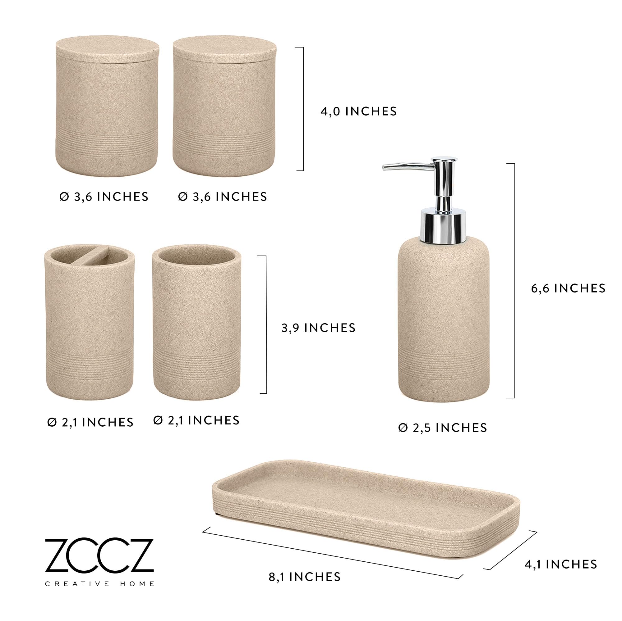 zccz porte-brosse avec brosses à dents, maintien propre et compact
