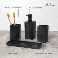 zccz porte-brosses compartiments pratique pour brosses et rasoir