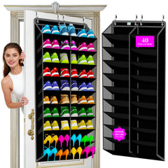 zebricolo vue frontale du range-chaussures montrant capacité