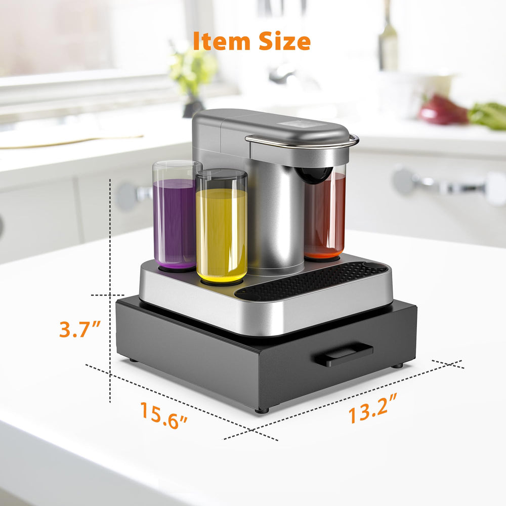 ZECENN tiroir placé sous machine Bartesian, gain d'espace immédiat