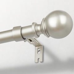 zeerobee tringle avec embouts sphériques nickel, design sobre et finition durable