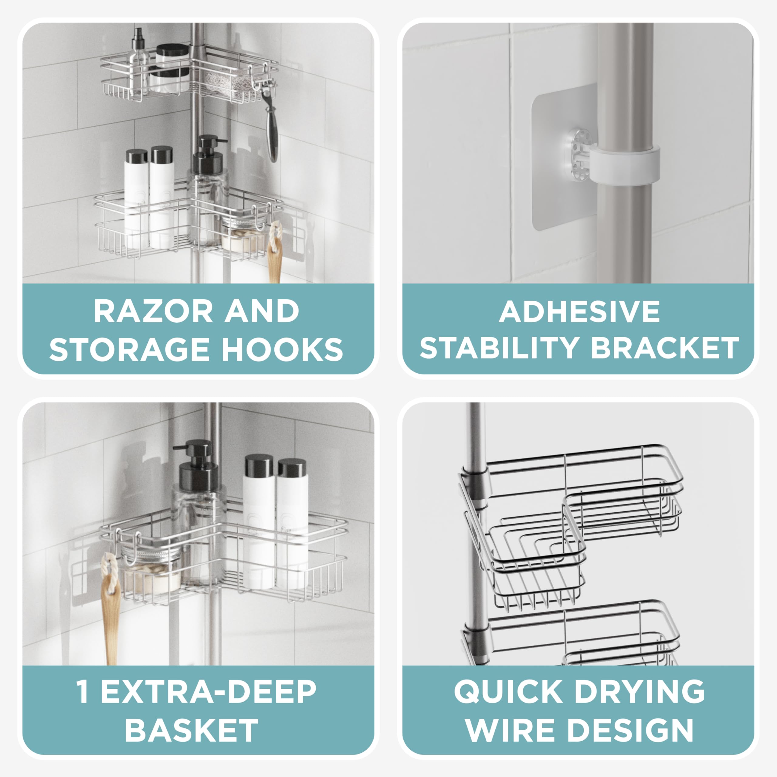 Zenna Home finition nickel satiné esthétique et résistante