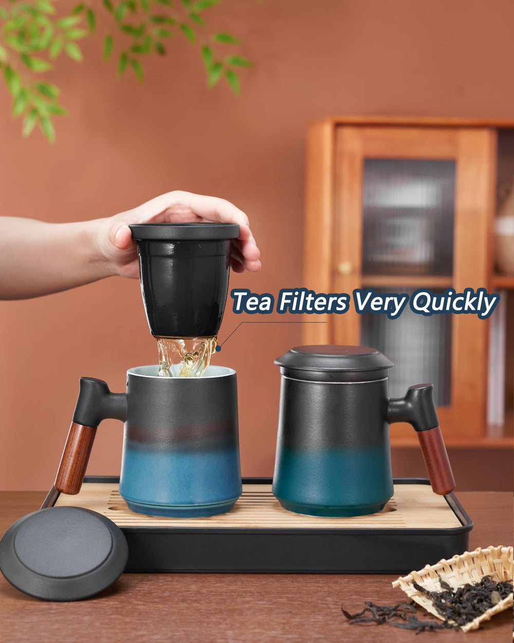 ZENS tasse en situation sur une table illustrant usage quotidien et style