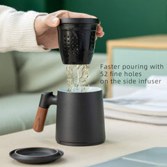 ZENS détail de l'infuseur céramique extra-fin pour infusion claire