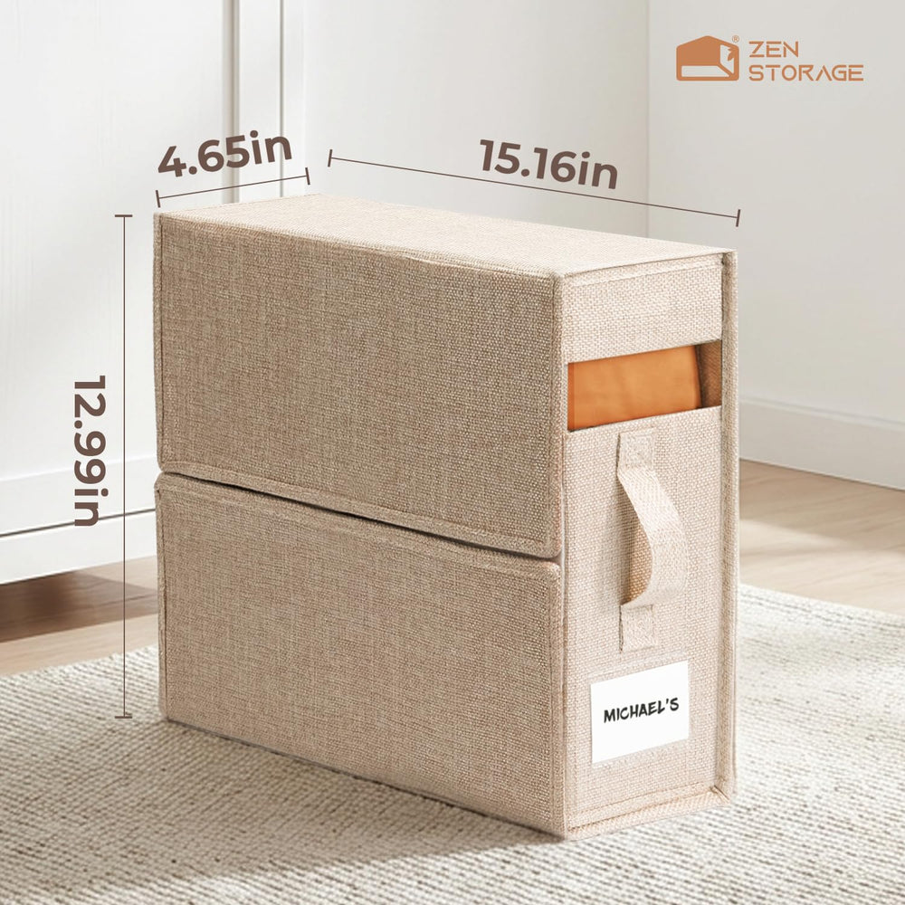 ZenStorage fenêtre transparente et étiquette facilitant identification rapide