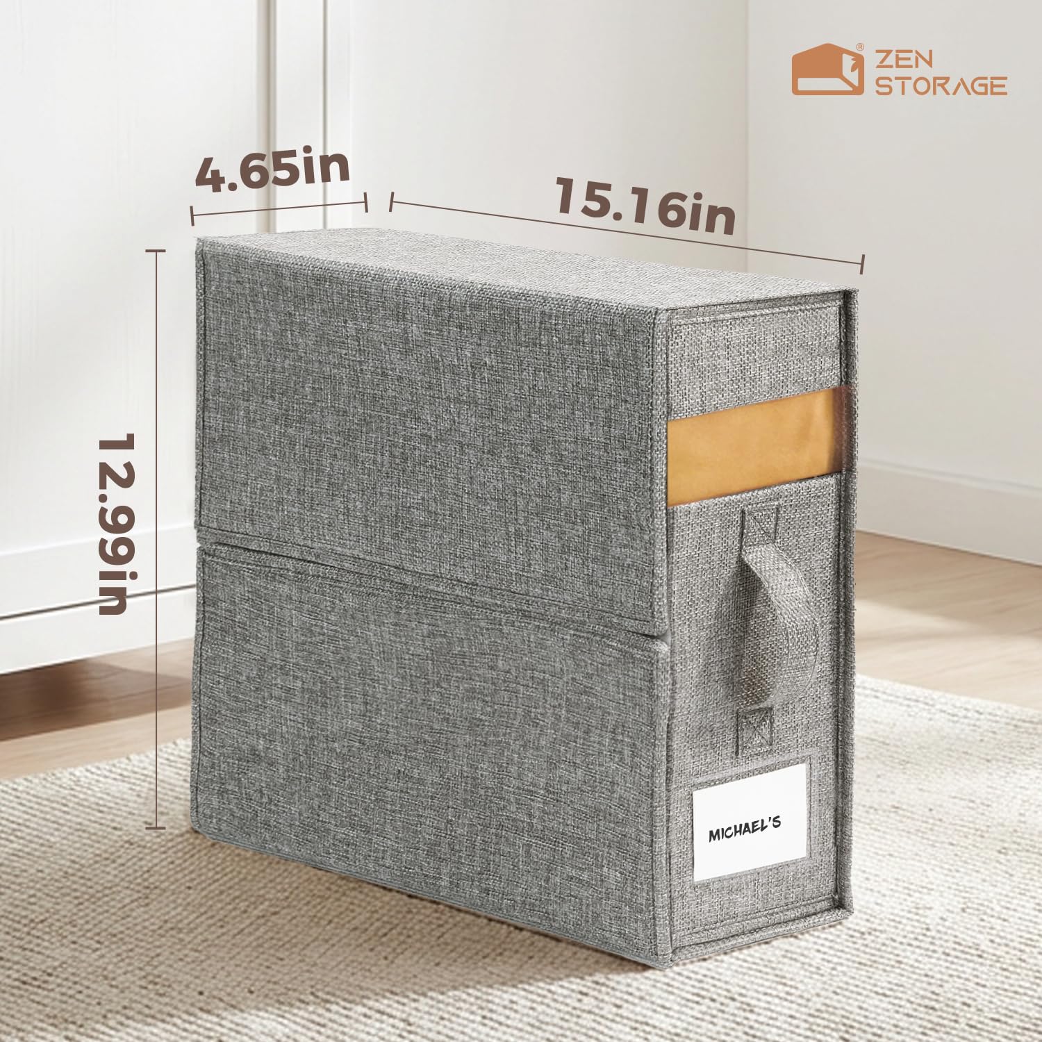 ZenStorage fenêtre transparente facilitant l'identification rapide