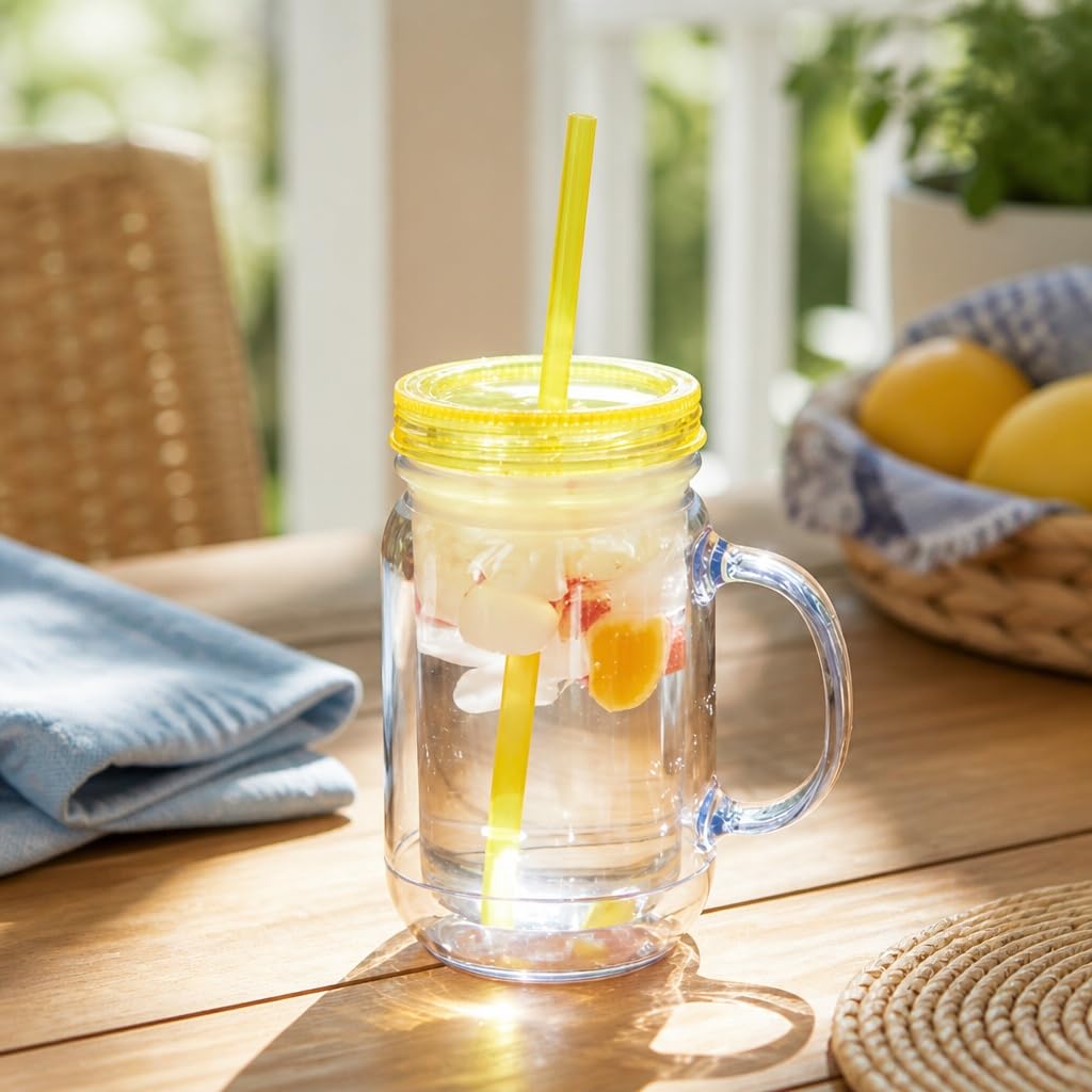 Zephyr Canyon lot de 4 mugs mason, ensemble coordonné et pratique