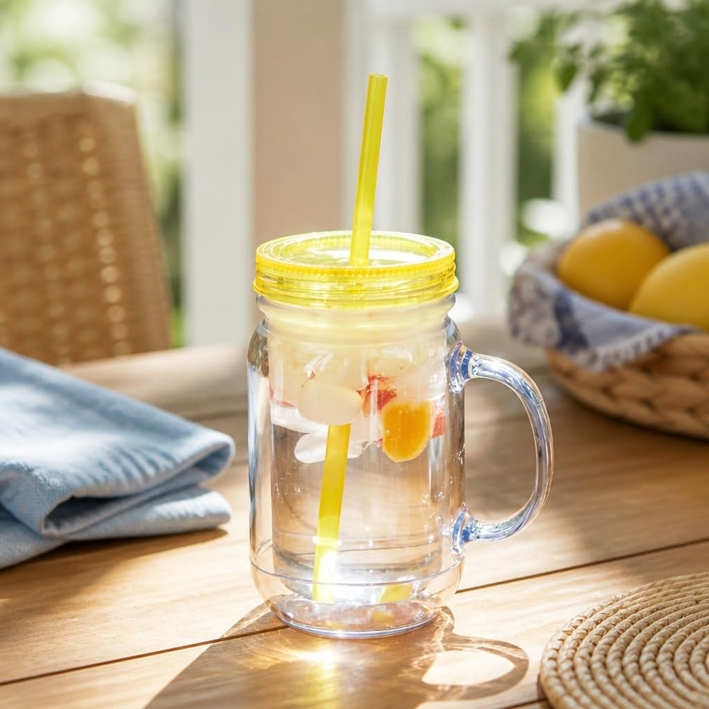 Zephyr Canyon lot de 4 mugs mason, ensemble coordonné et pratique