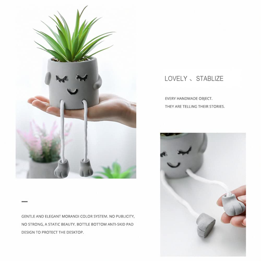 Zerzsy ensemble trois pots sur étagère look cohérent décoratif