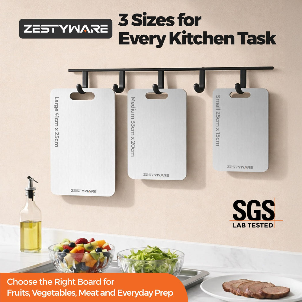 ZESTYWARE planche en usage découpant légumes pour organisation pratique