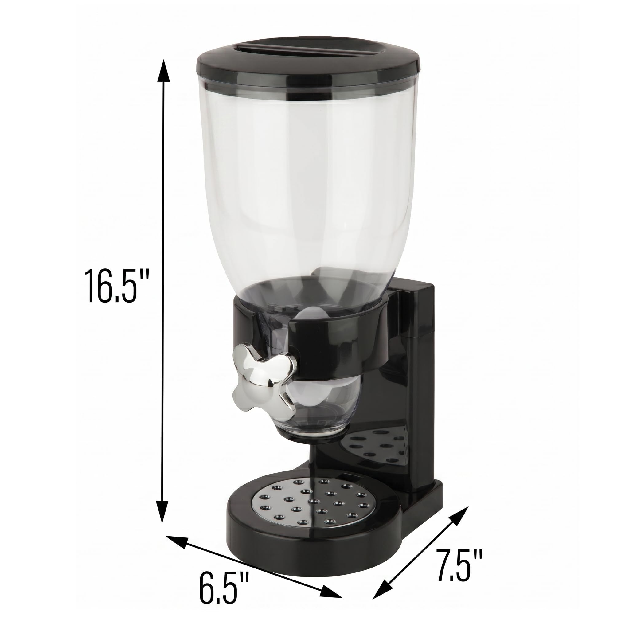 ZevrO comparaison taille avec verre doseur illustrant capacité d'un gallon pratique