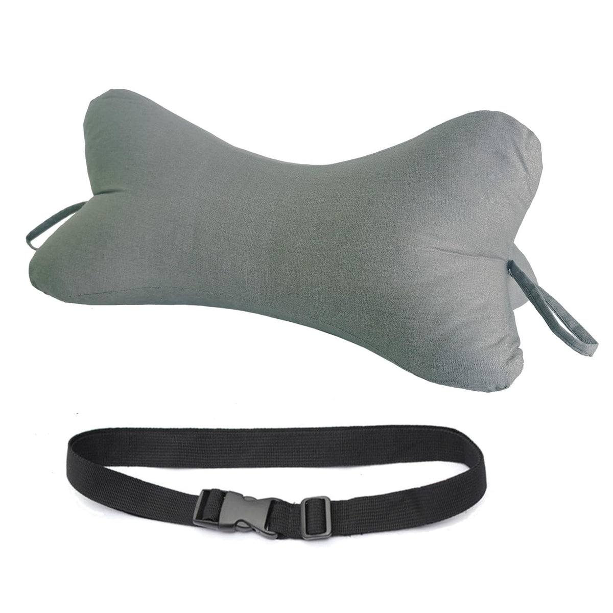 ZHIWEIKJ vue avant de l'oreiller en forme d'os pour maintien cervical confortable