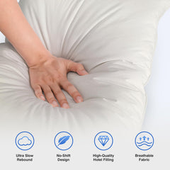 zibroges gros plan garniture plumes, mélange duvet pour maintien volumineux