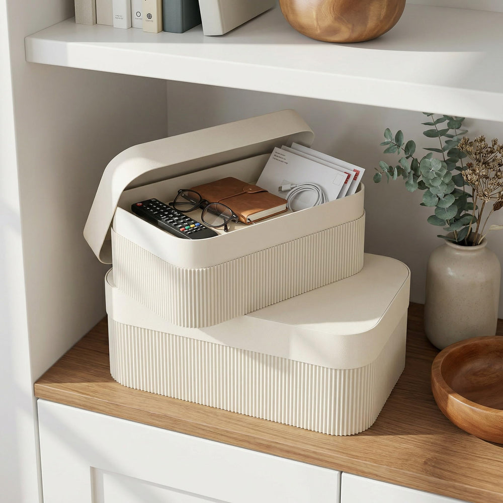 ZICOTO boîte à côté d'objets pour comparaison de taille pratique