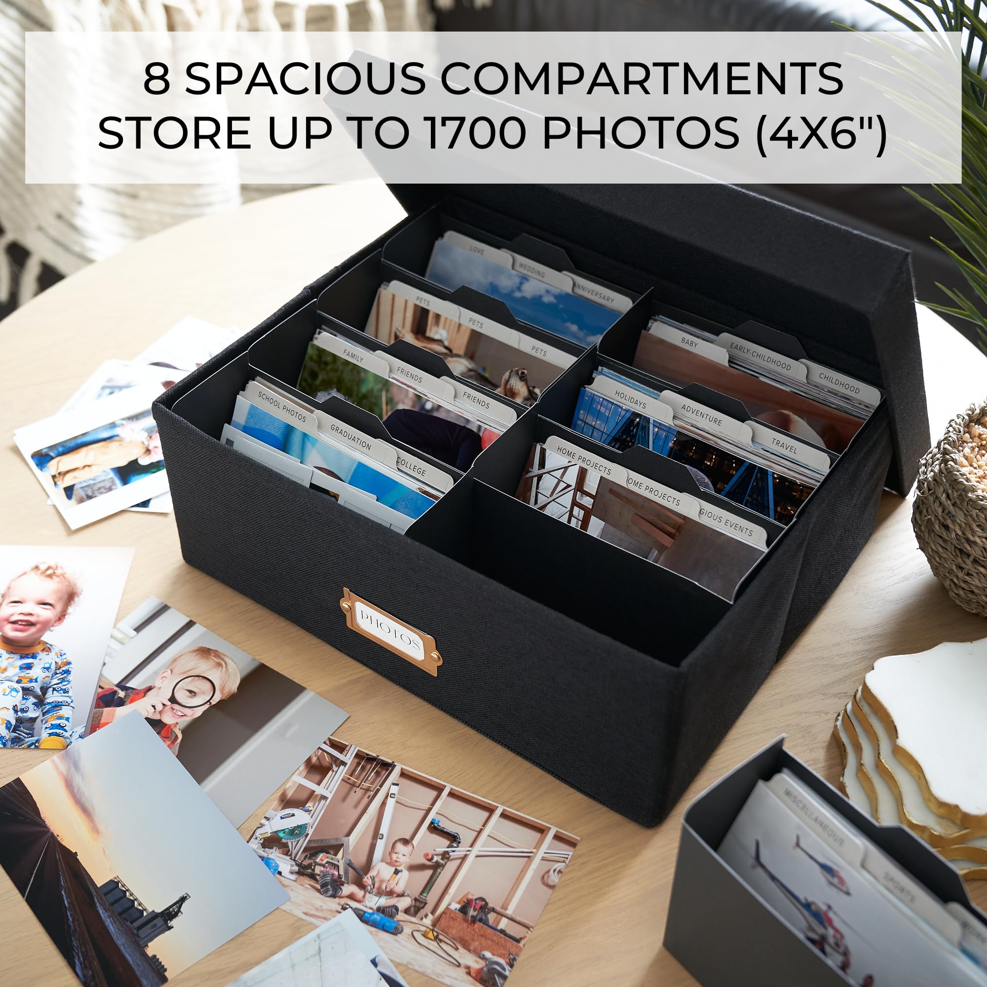 ZICOTO intercalaires et étiquettes incluses tri rapide des photos