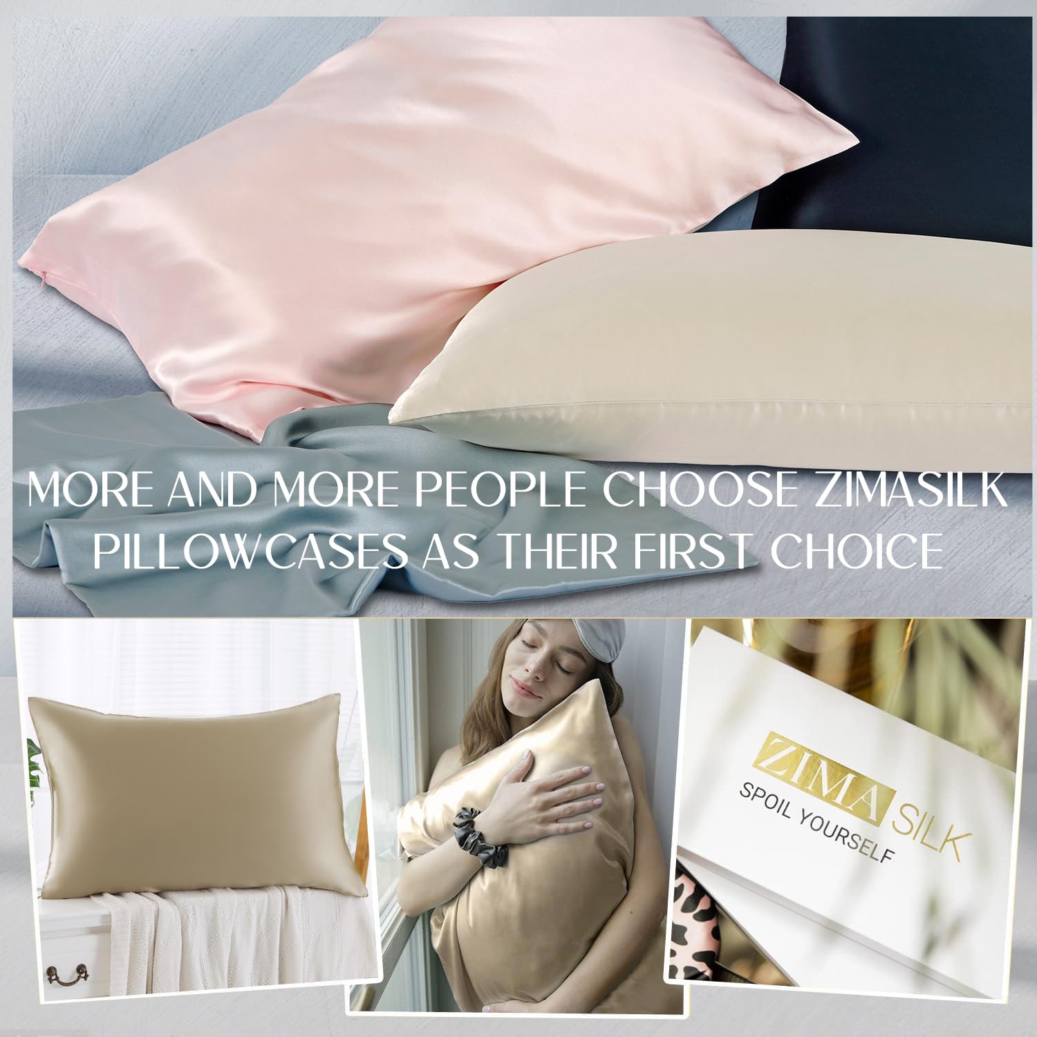 ZIMASILK éventail de couleurs résistant à la décoloration et élégant