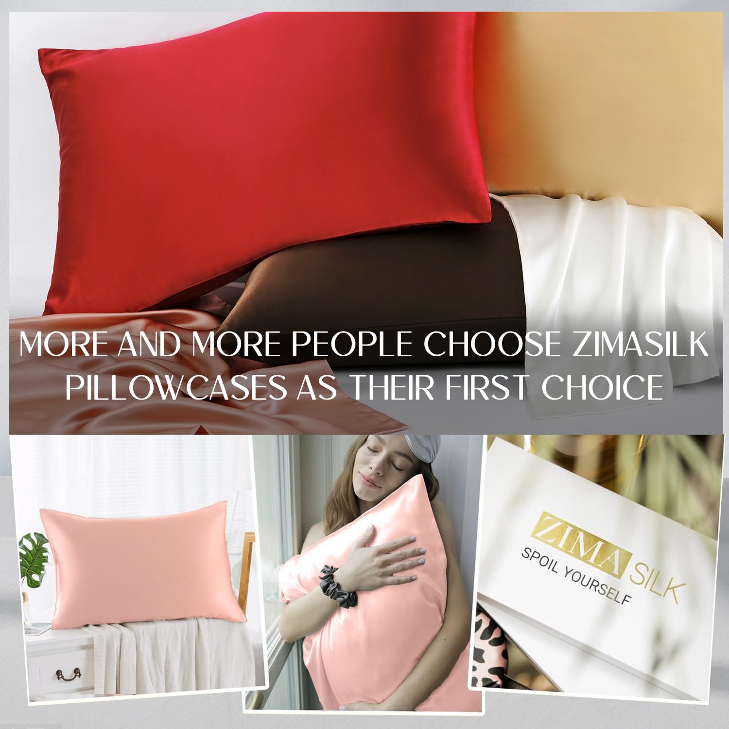 ZIMASILK palette de couleurs vibrantes anti-décoloration