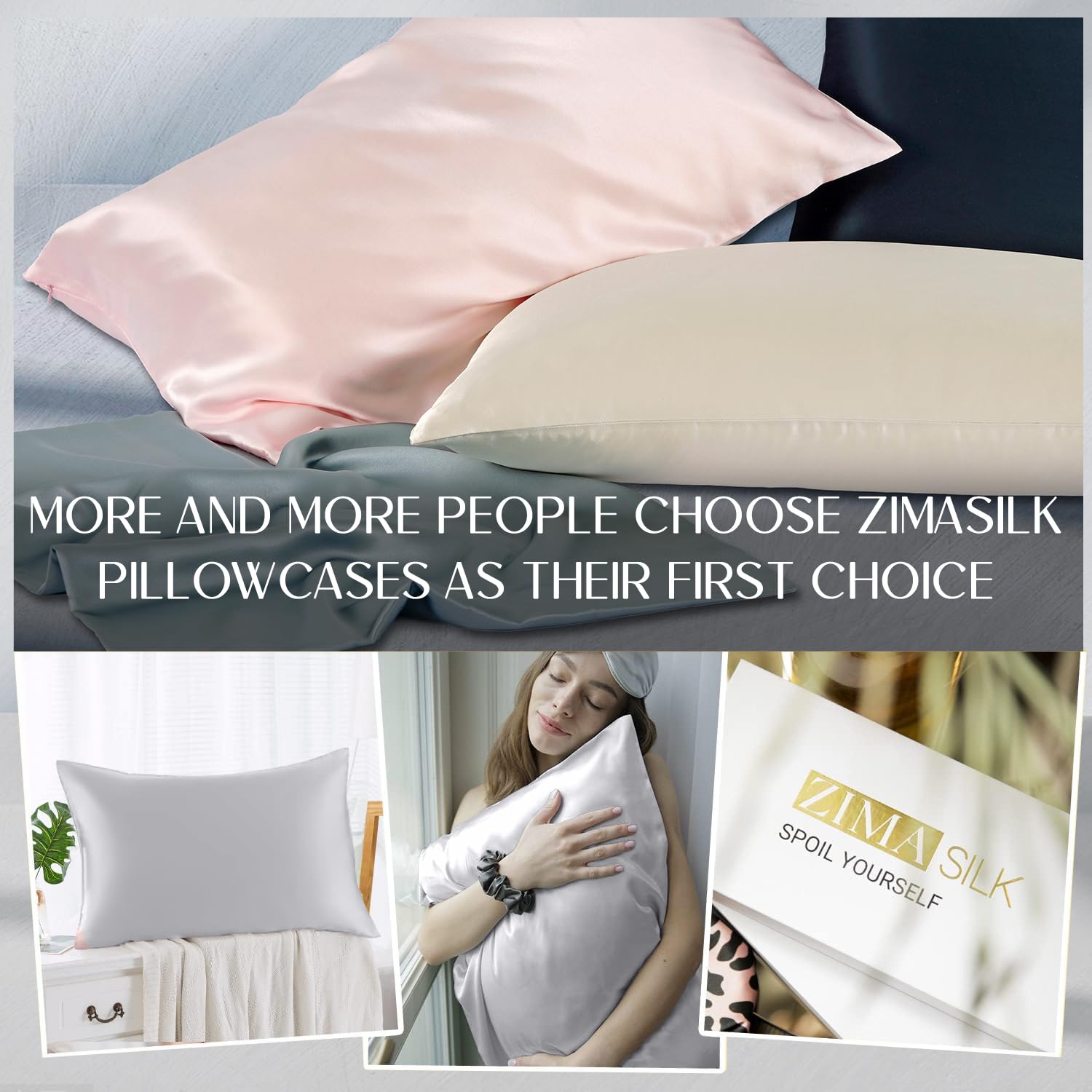 ZIMASILK coutures et finitions rapprochées montrant qualité et résistance