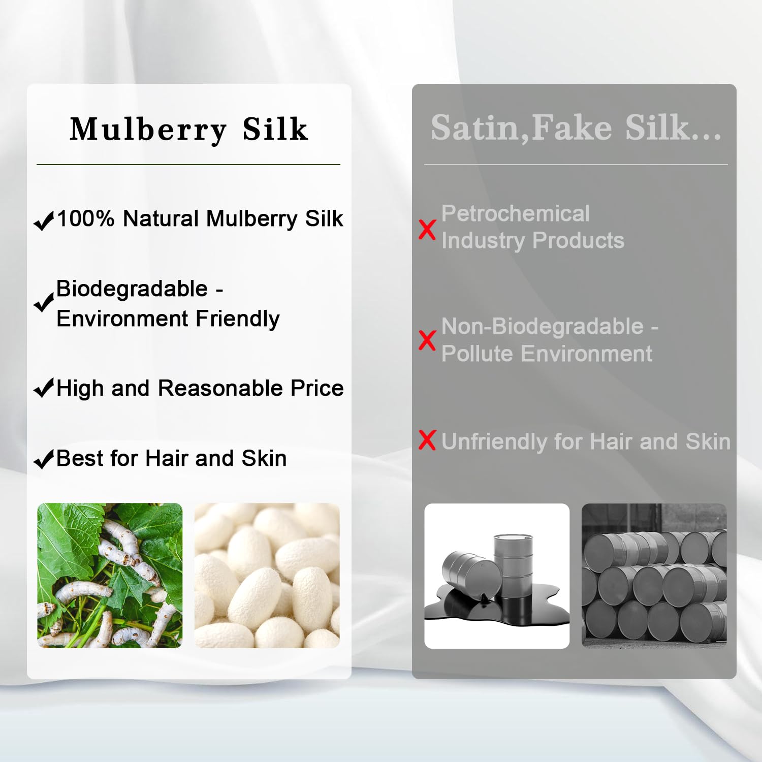 ZIMASILK comparaison d'échelle montrant dimensions standard pratiques