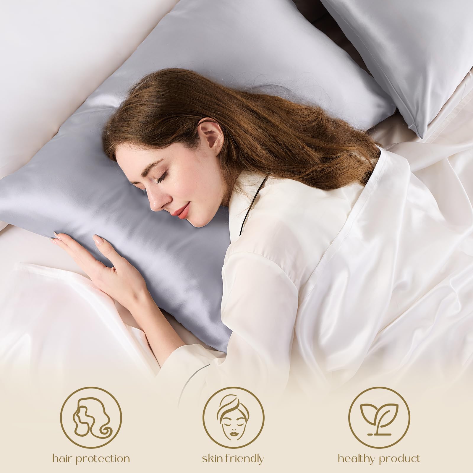 ZIMASILK housse en usage sur un lit, améliore confort et sommeil