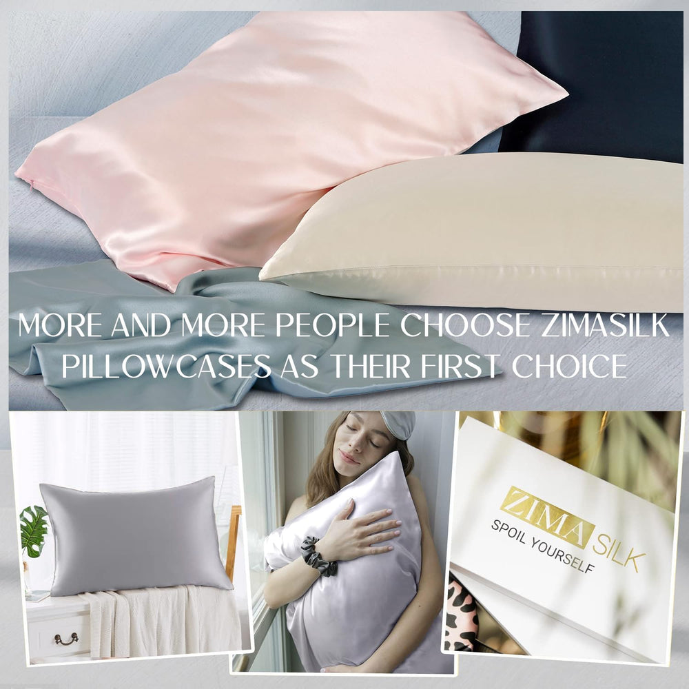 ZIMASILK étiquette et coutures précises prouvant qualité et finition