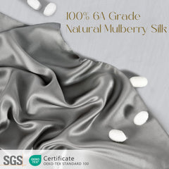 ZIMASILK gros plan sur texture de soie 19M, douceur et faible friction