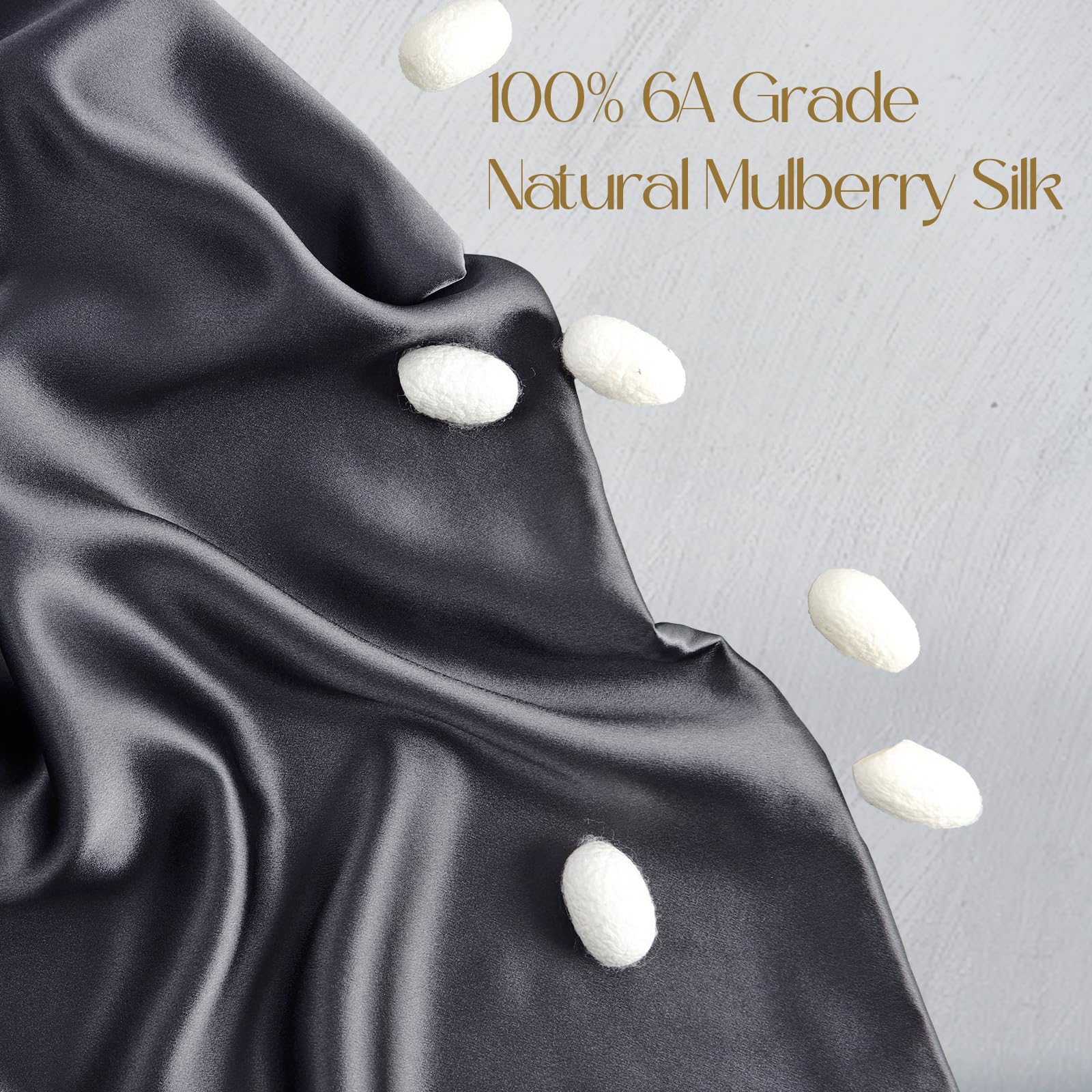 ZIMASILK gros plan texture soie montrant douceur et glissement