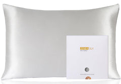 ZIMASILK housse oreiller face avant montrant une surface lisse et confort supérieur