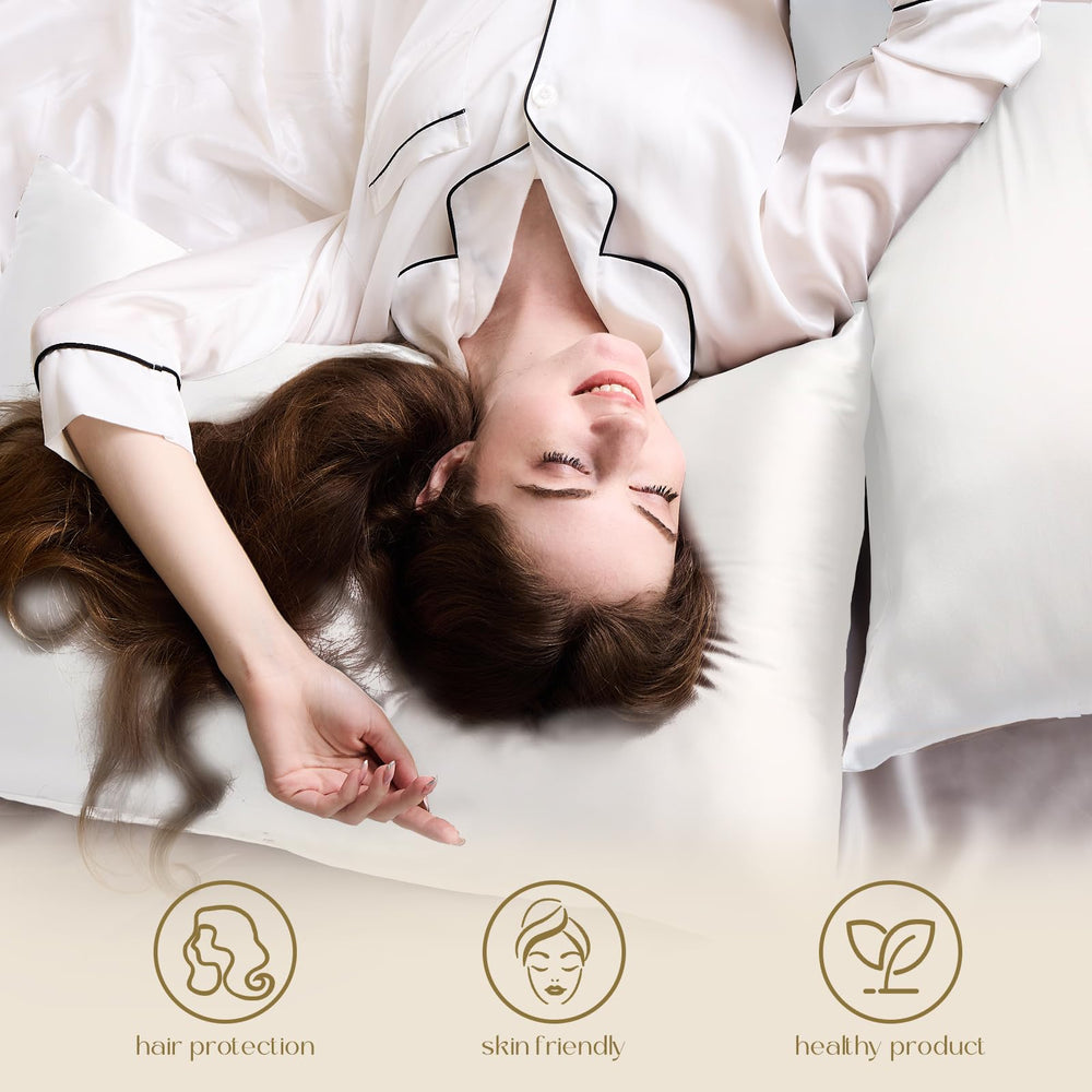 ZIMASILK housse posée sur lit stylisé, confort visuel et nuit apaisée