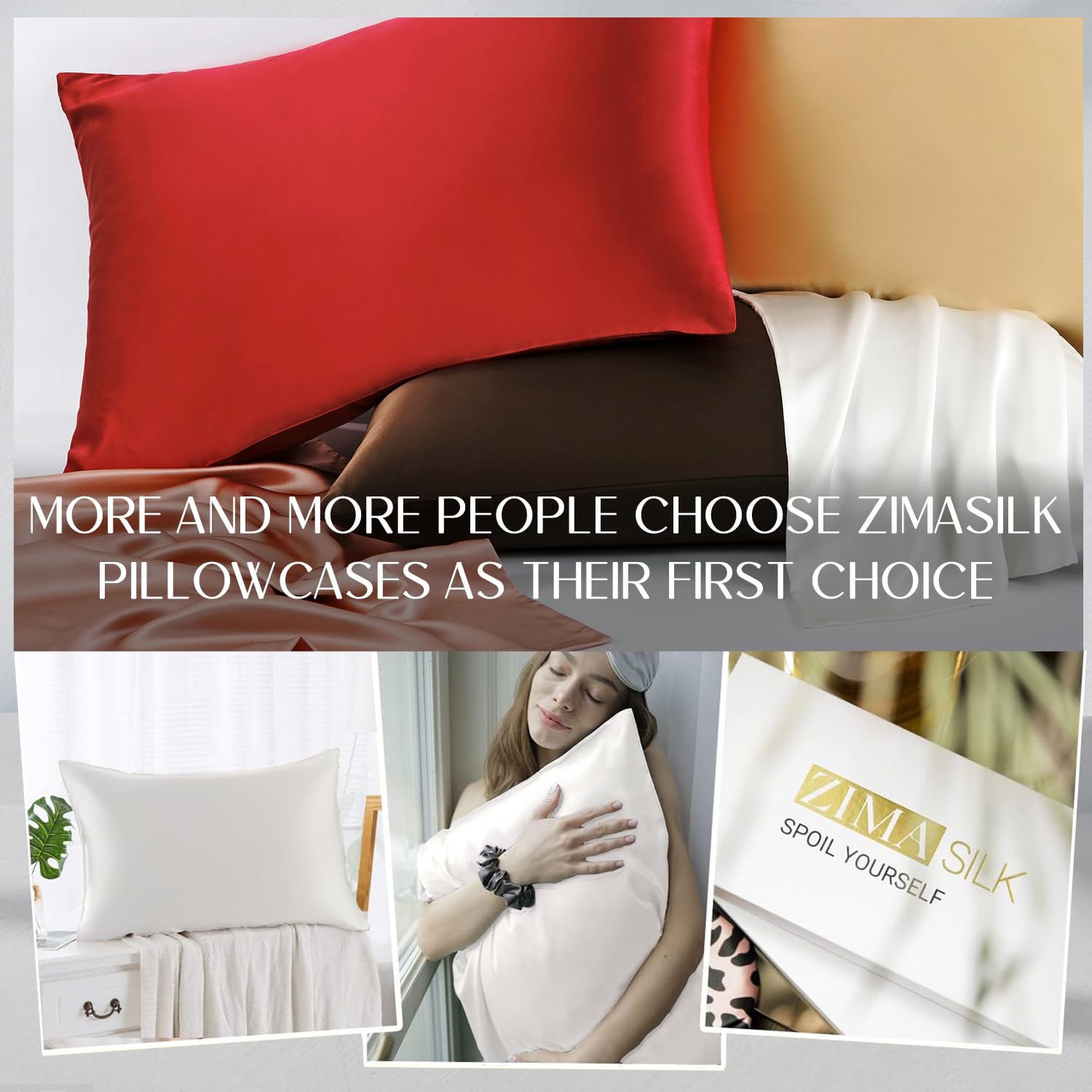 ZIMASILK éventail de couleurs vives résistantes au lavage