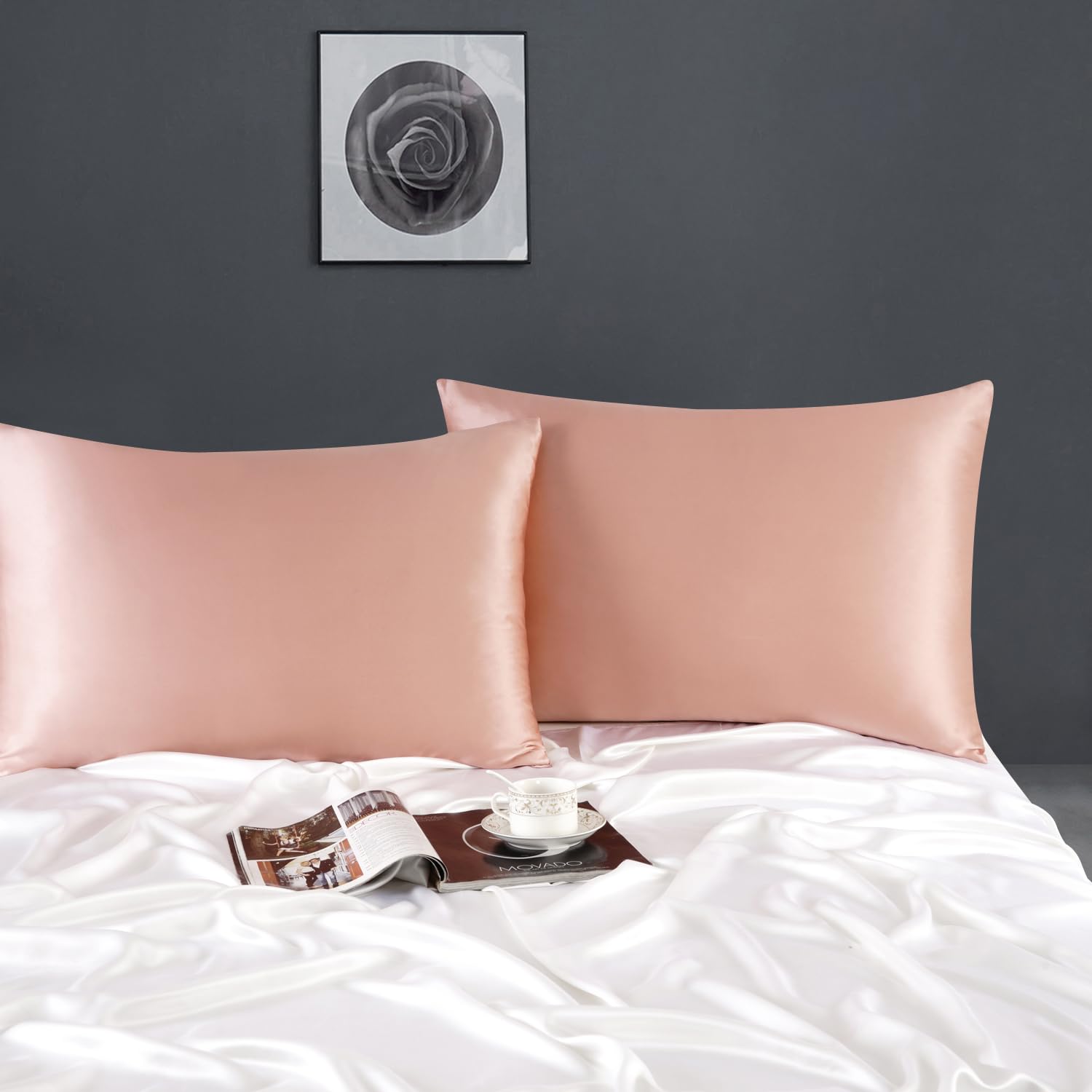 ZIMASILK mise en scène chambre montrant élégance et confort